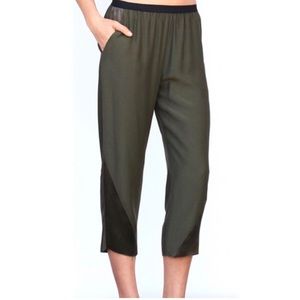 Sasha Verruno Gio Trouser Olive Green Size Small LA Based Designer